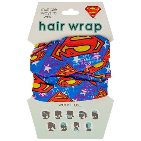 SUPERMAN Classic Symbol Face Mask & Hair Wrap 816879